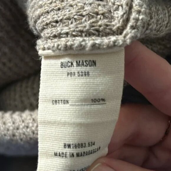 Buck Mason Women's Soft Seafarer Cotton Sweater in Size Small - Picture 5 of 5